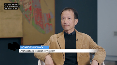 Hoang Thuc Hao, winner of the Global Award for Sustainable Architecture 2025