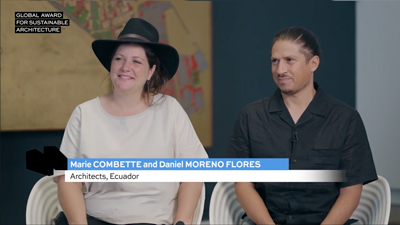 Global Award for Sustainable Architecture: Interview with Marie Combette and Daniel Moreno Flores
